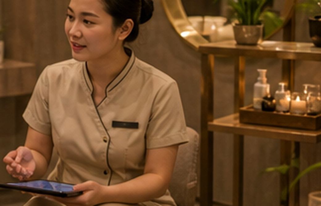 Phòng spa riêng tại Aurora