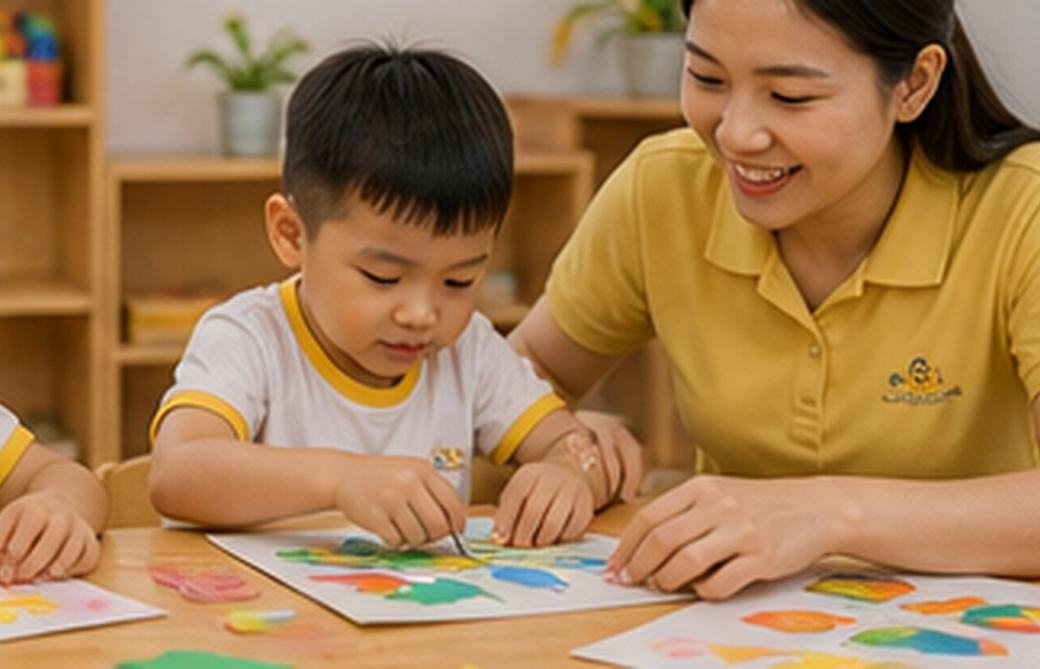 Phụ huynh tham quan Little Sun Preschool